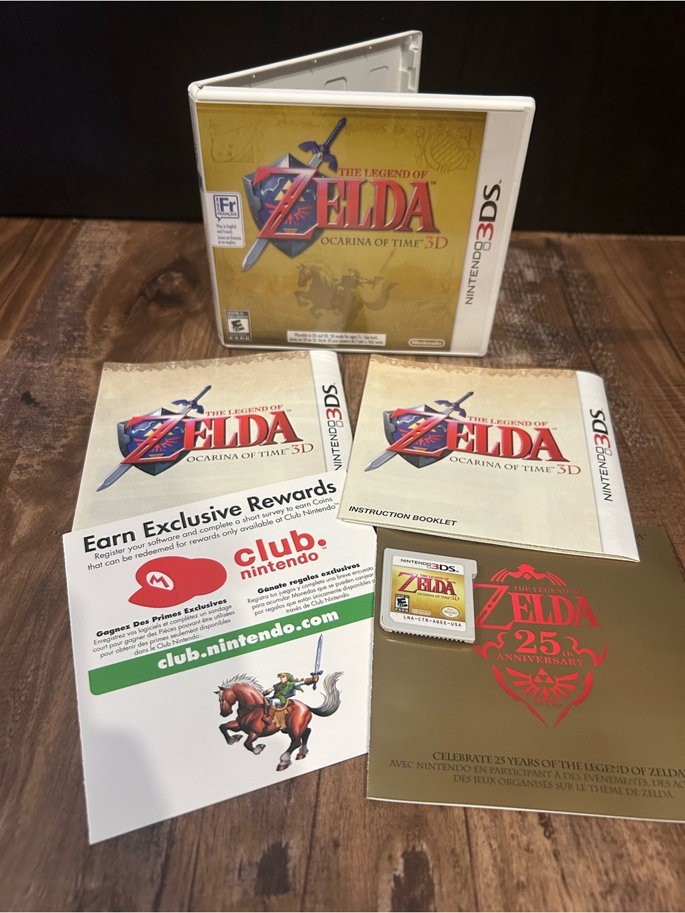 The Legend of Zelda Ocarina of Time 3D Nintendo 3DS Complete